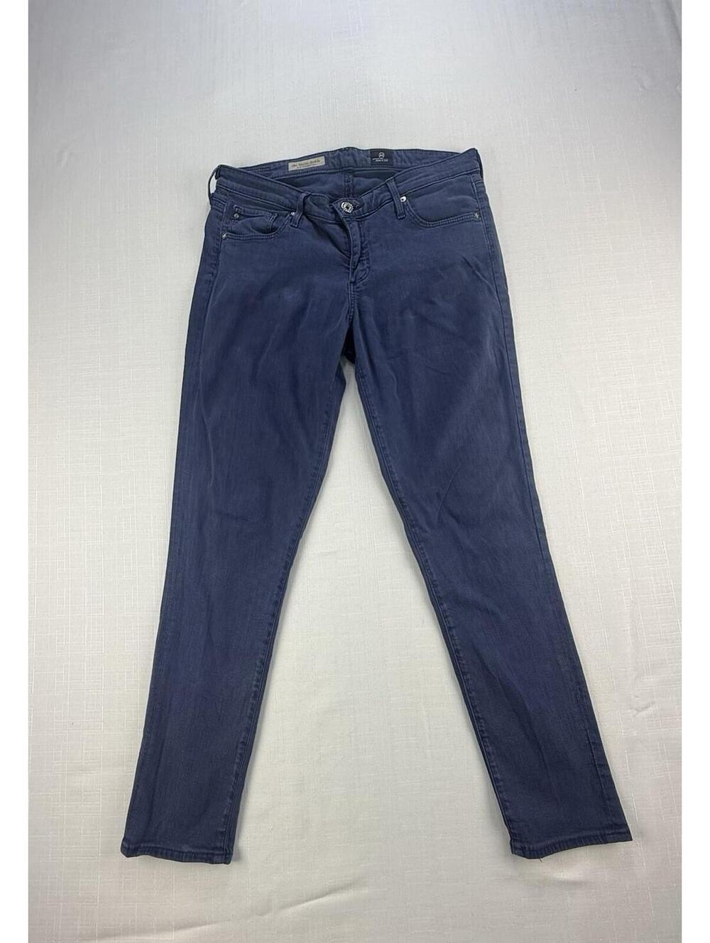 AG Adriano Goldschmied The Stevie Ankle Jeans Womens 28R Slim Straight Blue USA